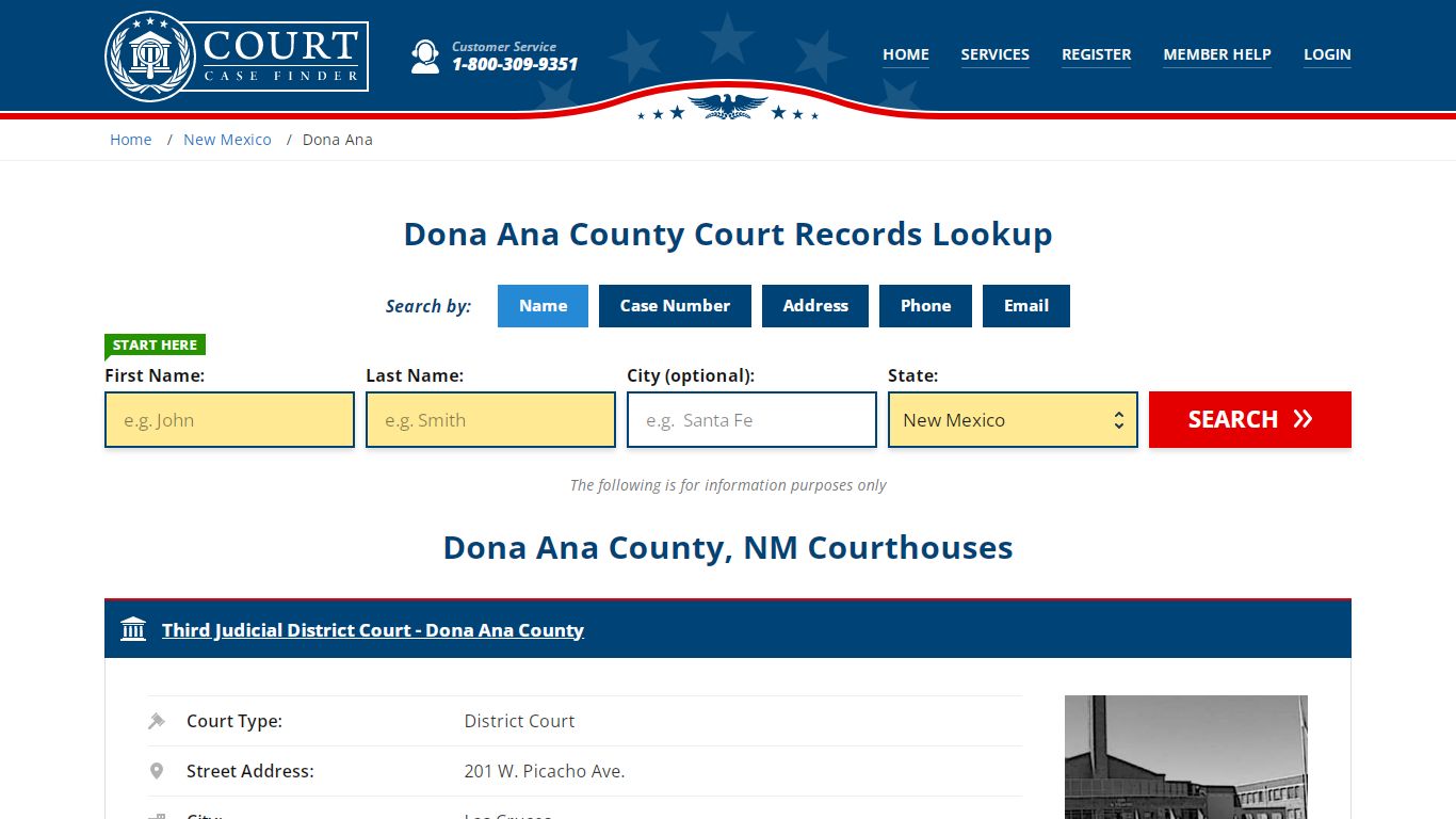 Dona Ana County Court Records | NM Case Lookup